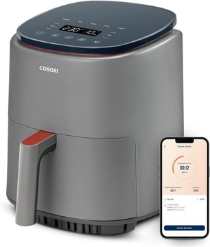 INTELIGENTNA FRYTKOWNICA BEZTŁUSZCZOWA FRYTOWNICA AIR FRYER 3,8L 1500W