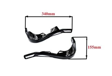 Защита рук Power Force, алюминиевый сердечник 22/28,6 мм, эндуро-крест