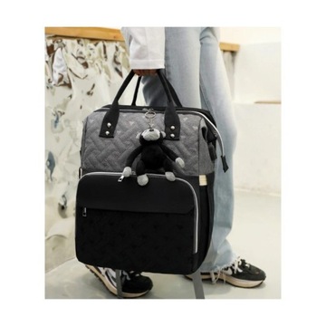 Сумка и органайзер для рюкзака моей матери темно-синего цвета.