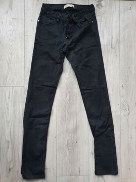 SPODNIE JEANSOWE Z1975 Czarne ZARA r. 36 S