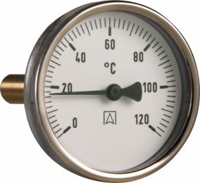 TERMOMETR 0-120 °C TARCZ FI100mm TULEJA 1/2x40mm