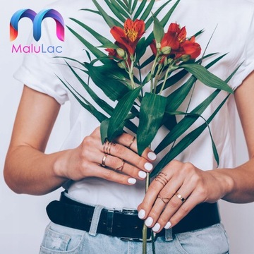 Zestaw do hybryd 4x lakier MaluLac lampa frezarka