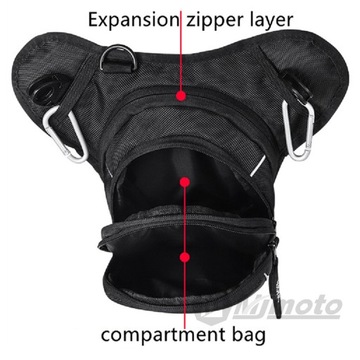 LAICOBEAR Водонепроницаемая мотоциклетная сумка на бедро, 5,5–7,5 л, поясная сумка для ног, КРАСНАЯ