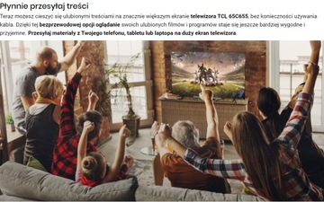 QLED 65 TCL 65C655 4K UHD TV Google TV Интернет Smart Wi-Fi