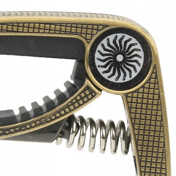 6-STRUNOWY KAPODASTER CAPO DO GITARY BRĄZ