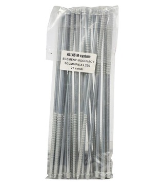 ŚRUBY DO M-SYSTEMU ATLAS DWUGWINT L250 21SZTUK