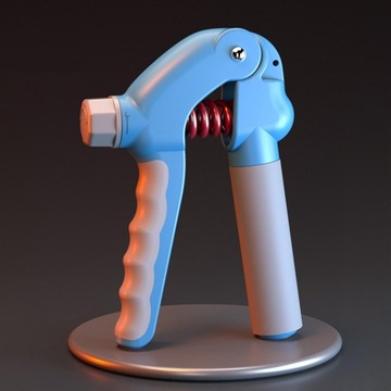 Тренажер для пальцев, тренажерный зал, захват для рук, регулируемая силовая тренировка, синяя ручка