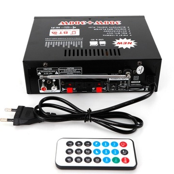 Amplituner wzmacniacz stereo bluetooth usb fm 600W