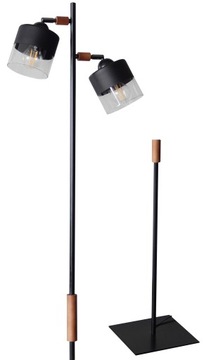 LAMPA STOJĄCA PODŁOGOWA 066-CS LED LOFT 2XE27 SALON SYPIALNIA POKÓJ HOL