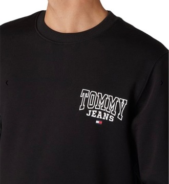 Bluza męska Tommy Hilfiger czarna GRAPHIC CREW XL