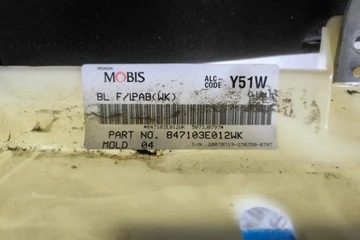 DESKA PŘÍSTROJOVÁ KOKPIT KIA SORENTO I (JC) 847103E012WK 2.5L DIESEL 120KW