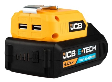 РАЗЪЕМ АДАПТЕР ДЛЯ АККУМУЛЯТОРА С МОЩНЫМ СВЕТОДИОДНЫМ ФОНАРЕМ USB 5V-2A POWERBANK JCB