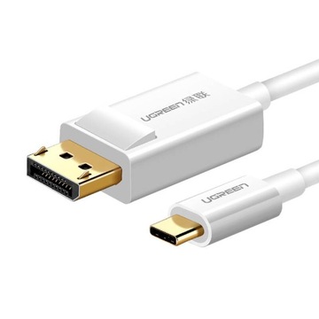 UGREEN Кабель Display Port USB-C, 1,5 м (белый)