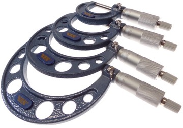 МИКРОМЕТР НАРУЖНЫЙ МИКРОМЕТР 0-100 МИКРОМЕТРОВ НАБОР 4 ШТ. VIS