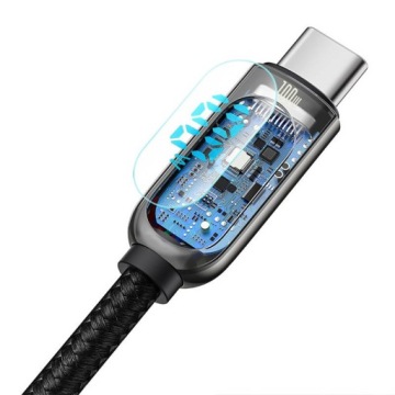 Кабель USB-C/USB-C, Baseus Display, 5А, 100Вт, 1м