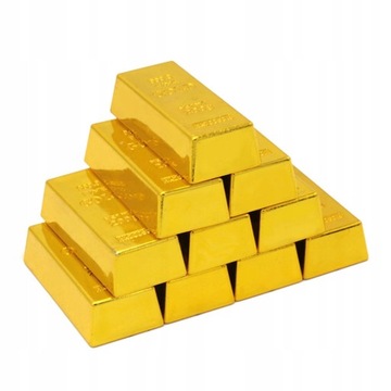 China Pirate Toys Bar Brick Gold Bars 10 szt
