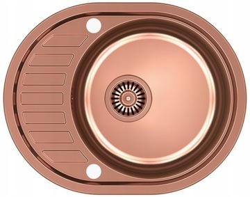 МОЙКА ROYAL СТАЛЬНАЯ МОЙКА ЗОЛОТО PVD РОЗОВОЕ ЗОЛОТО МЕДНЫЙ СИФОН