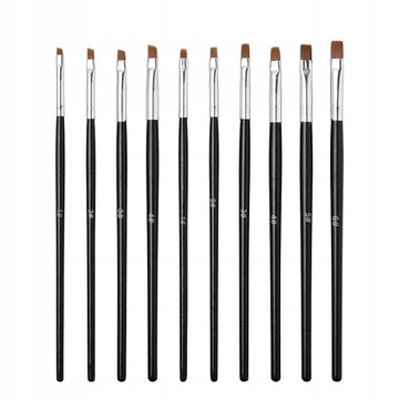 Набор кистей Кисть для гелевых ногтей 10 шт.
