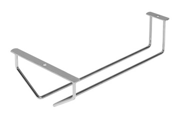 Wieszak na kieliszki uchwyt do kuchni 30cm chrom