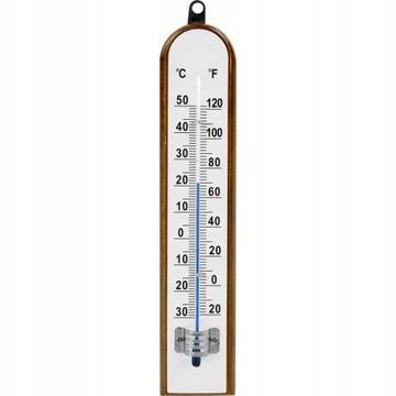 TERMOMETR POKOJOWY -30 do 50°C drewniany Browin