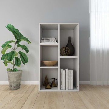 Книжный шкаф/шкаф, белый, 50x25x80 см, ДСП
