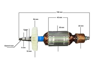 Wirnik do szlifierki Topex (JK558)