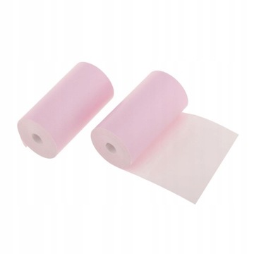 разноцветные рулоны термобумаги - розовые