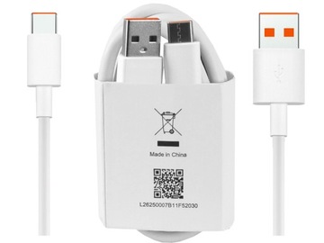 KABEL XIAOMI USB C USB-C 6A 66W MI CHARGE TURBO 1M
