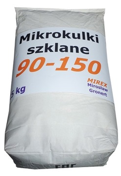 Mikrokulki szklane 90-150um ścierniwo do aluminium