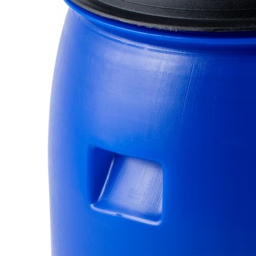 BECZKA 60L DO KISZENIA KAPUSTY PLASTIKOWA Z OBEJMĄ KPL WOREK + TŁUCZEK 60L