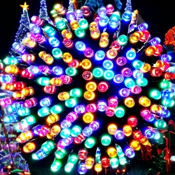 РОЖДЕСТВЕНСКАЯ ЕЛОЧНАЯ ПОДСВЕТКА 200 СВЕТОДИОДНЫХ МНОГОЦВЕТНЫХ СМЕСЕЙ НАРУЖНАЯ ВНУТРИ С ПРОГРАММАТОРОМ