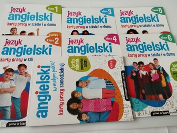 JĘZYK ANGIELSKI Karty Pracy x7 0-6 GREG zadania ćwiczenia szkoła podstawowa