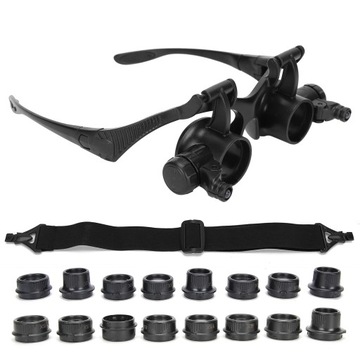 УВЕЛИЧИТЕЛЬНАЯ НАГОЛОВКА, ЧАСОВЫЕ ОЧКИ, УВЕЛИЧЕНИЕ 2,5Х - 25Х