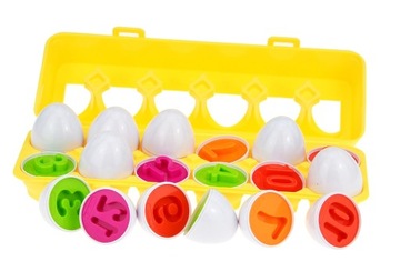 ЗАГАДКА МОНТЕССОРИ ЦИФРЫ ЯЙЦА СОРТИРОВКА НОМЕРОВ