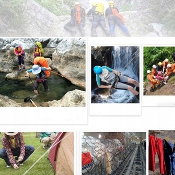 Pomocnicza lina alpinistyczna 6mm, niebieska, 10m