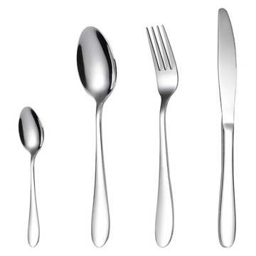 4Pcs Gold Flatware Cutlery Set Stainless Steel Din