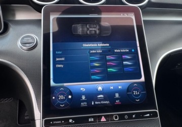 Mercedes Klasa C W206 Kombi 2.0 220d 200KM 2022 Mercedes-Benz Klasa C 220D FullLed Alu Kamera Virtual Ambiente Navi Serwis, zdjęcie 28