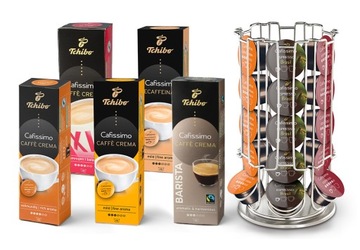 Kawa kapsułki Tchibo Cafissimo 50szt. + stojak