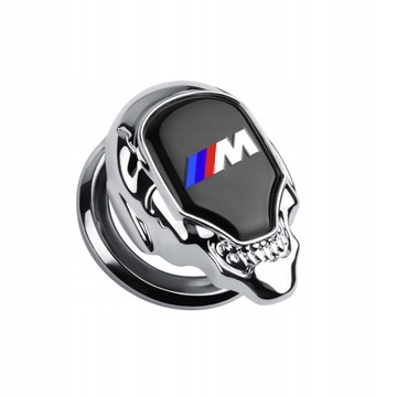 Наклейка старт-стоп в салоне автомобиля с логотипом BMW M