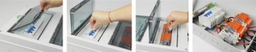 PV РАСПРЕДЕЛИТЕЛЬНОЕ УСТРОЙСТВО 1000 В постоянного/переменного тока, 2 СТРОЧКИ, ФОТОВОЛЬТАИКА
