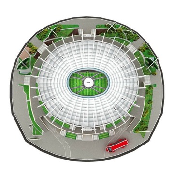 Stadion piłkarski - PGE NARODOWY - Puzzle 3D 143 elementy - model klubowy