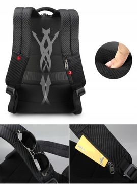 Plecak antykradzieżowy Tigernu na laptopa 15 RFID