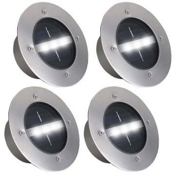 4x LAMPA SOLARNA NAJAZDOWA LED OGRODOWA GRUNTOWA