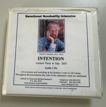 David R. Hawkins Intention - audio - UNIKAT CD 4 płyty!