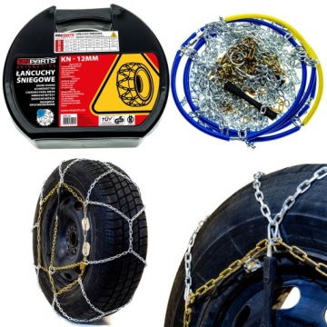 Sněhové Řetězy Na Kola 15-19" 12 mm KN130 R15 R16 R17 R18 R19