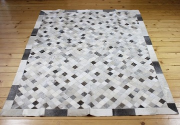 Dywan ze skóry bydlęcej Patchwork krowa 150x200cm