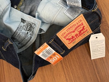 Levis Męskie dżinsy 501 Original Fit Jeans ONEWASH 005010101/40-32