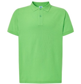 KOSZULKA POLO MĘSKA JHK 210 LIMONKA M