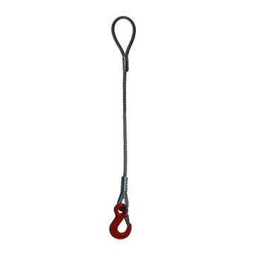 Zawiesie linowe 1C Pętla-Hak - 10mm x 3m 1,05T