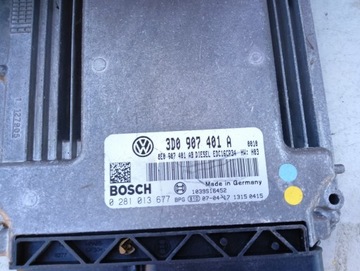 JEDNOTKA MOTORU 3D0907401A VOLKSWAGEN PHAETON 3.0 TDI